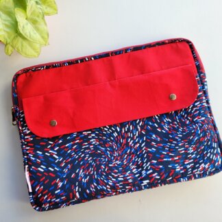 Red Abstract Laptop Sleeve