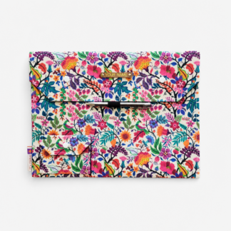 Handmade Floral A4 File Folder with Pen Holder and Photo Pocket