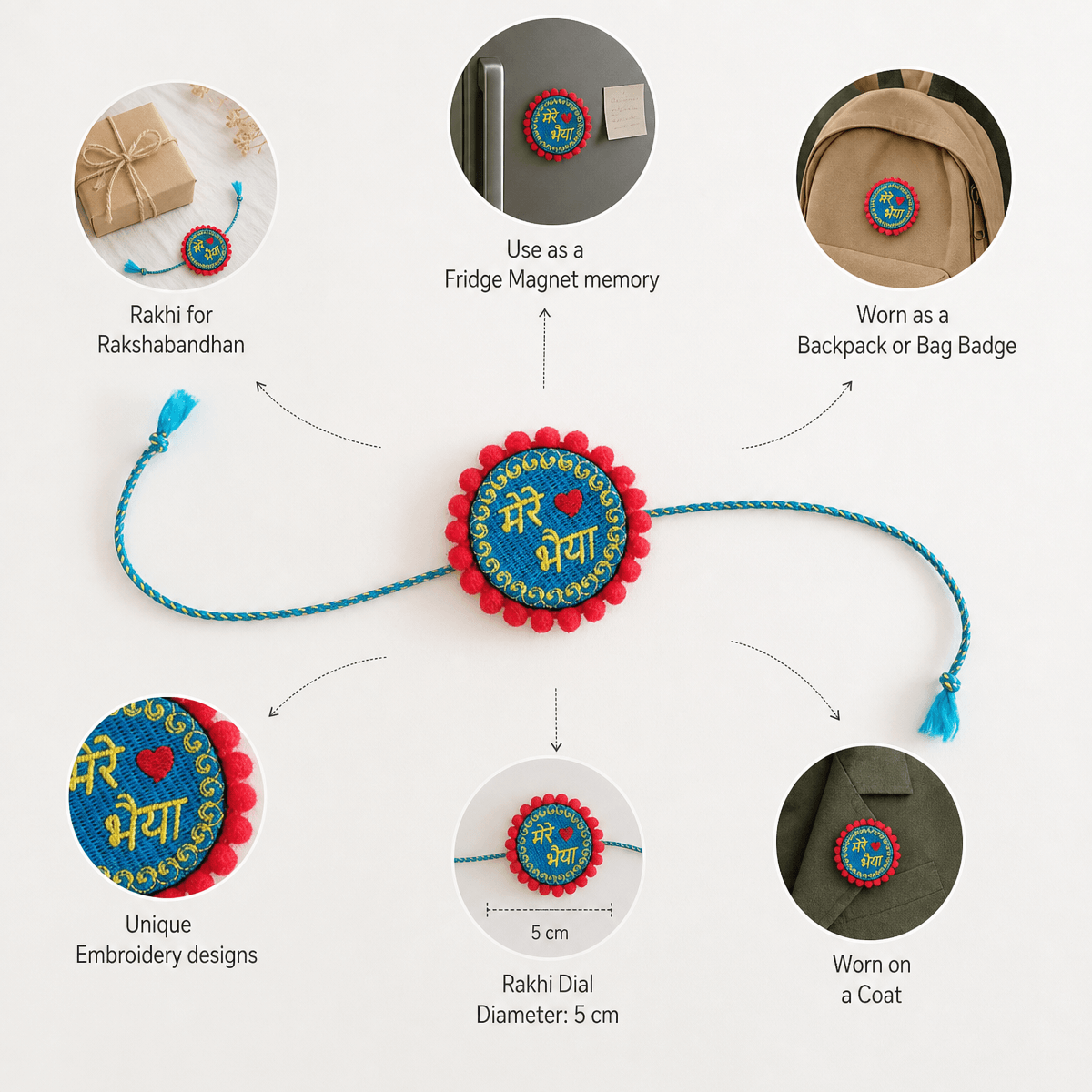 Rakhi for your caring Bhaiya (प्यारे भैया) - Image 6