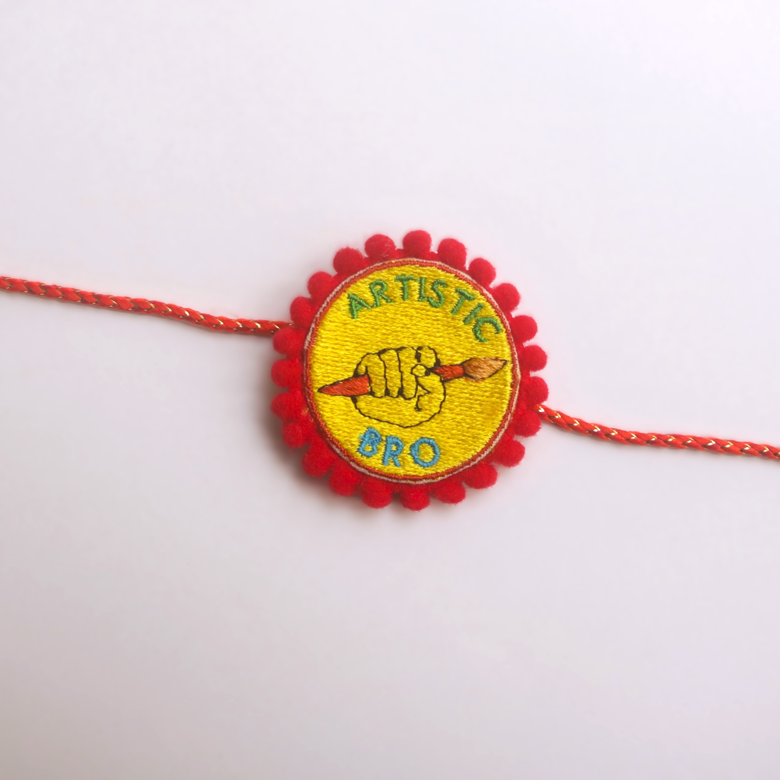 Artist painter Rakhi for brother