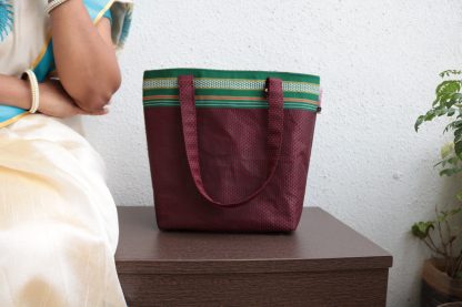 Maroon Khun Tote Bag