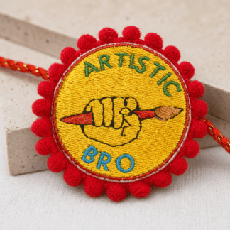 Artist painter Rakhi for brother