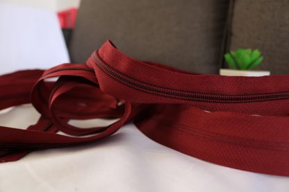 Maroon Zipper for Handbag
