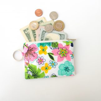 Water Resistant Floral Purse