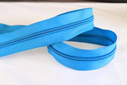 Sky Blue Zipper By Yard