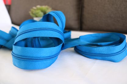 Skye Blue Nylon Zipper