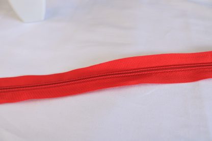 Red Zipper by Meter
