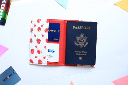Red Cherry Passport Cover
