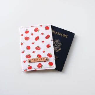 Red Cherry Passport Holder