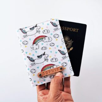 Rainbow Unicorn Passport Wallet