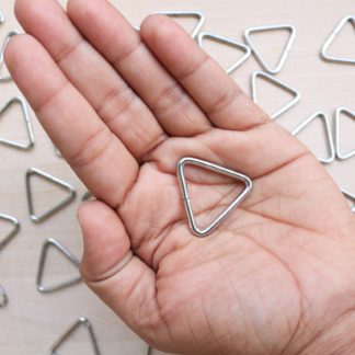 Metal Triangle Rings for Straps