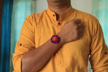 Orange Rakhi Rakshabandhan