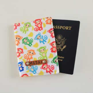 Kids Monkey Custom Personalized Passport Cover