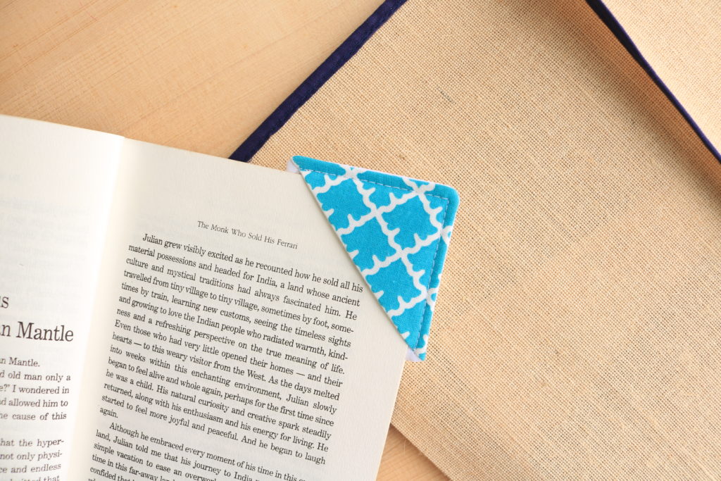 Corner Fabric Bookmarks Assorted Pack of 5 - SparkleKavi.Com