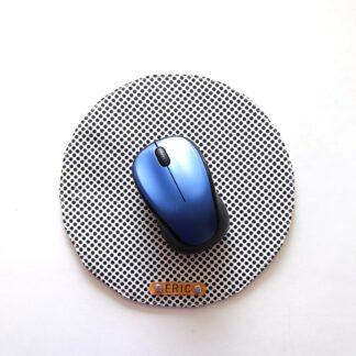 Personalized Black Polka Mouse Pad