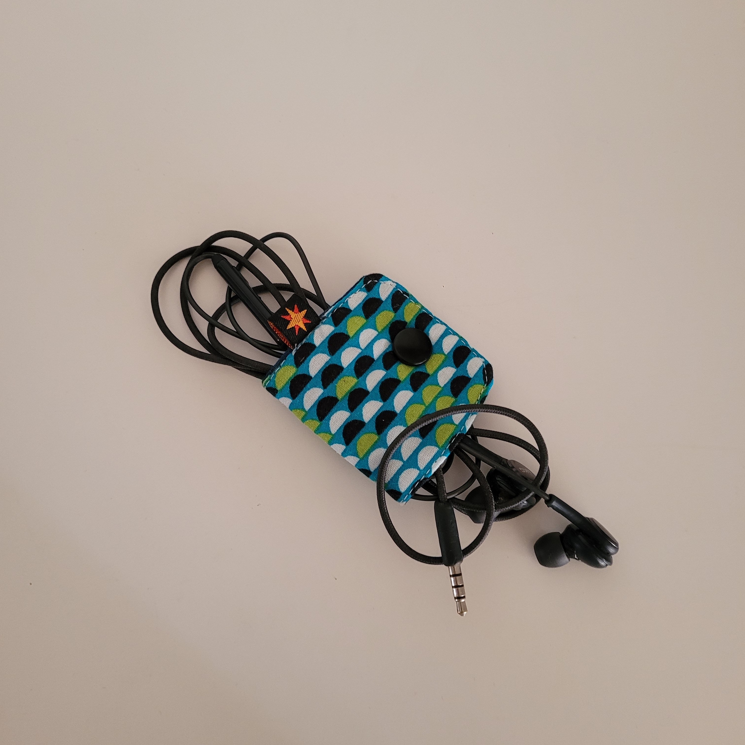 Green Cable organizer