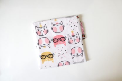 Menstrual Pad Pouch Cat Print