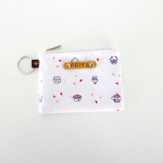 Pastel Pink Cup Cake Money Wallet for Kids