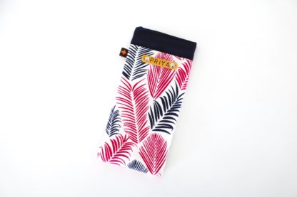 Pink Palm Leaf Chasma Cover with Name