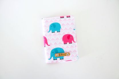 Baby Elephant Pink Passport Cover