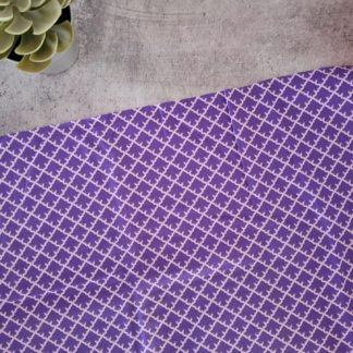Geometric Purple Fabric Print