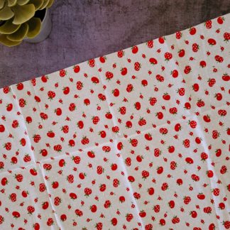 Red Cherry Fabric Print