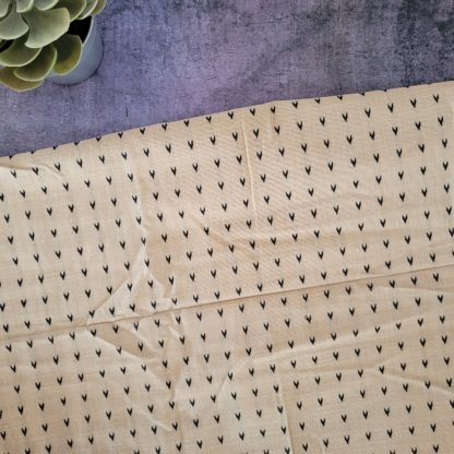 Beige Arrow Fabric Print