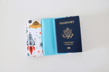 Passport Holder Spaceship, Spacecraft Print