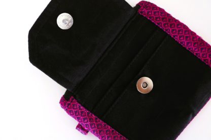 Pink Khan Fabric Wallet