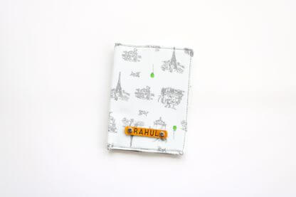 Eiffel Tower Pastel Green Passport Cover