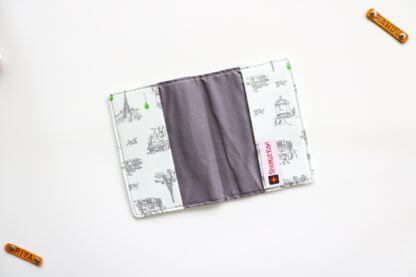 Eiffel Tower Pastel Green Passport Cover