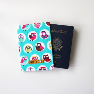 Her Passport Cover, Travel Gift for Girls - Owl Print