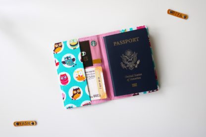 Her Passport Cover, Travel Gift for Girls - Owl Print