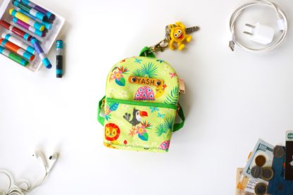 Jungle Theme Tiny Mini Small Backpack