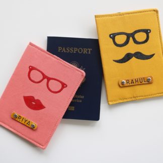 Mr. & Mrs. Personalized couple Passport Covers