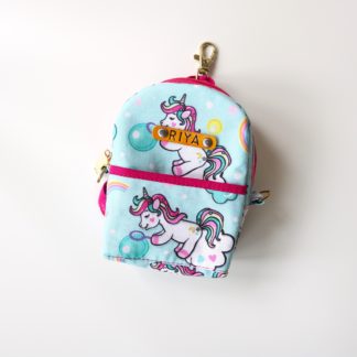 Unicorn Small Mini Backpack for Wire Accessories