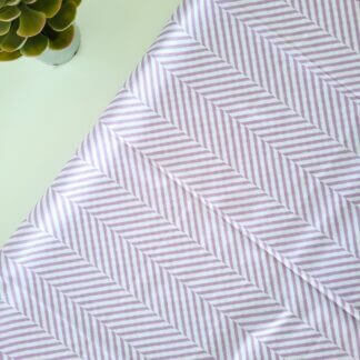 Light Purple Chevron Fabric Print