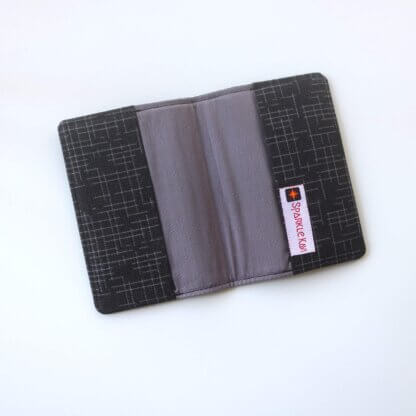 Mens Black Passport Cover