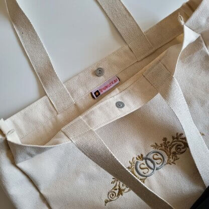 Embroidery Wedding Return Gift Tote Bag