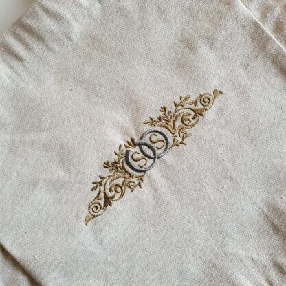 Embroidery Wedding Return Gift Tote Bag