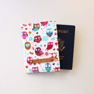 Owl Custom Passport Wallet Case for Mom
