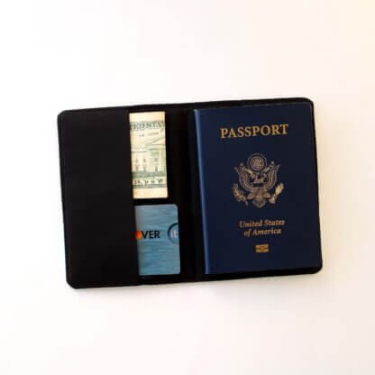 Personalized Aqua Classic Passport Cover