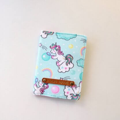 Unicorn Print Passport Cover Birthday Gift for Girl