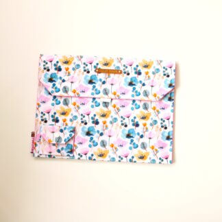 Watercolor Floral File Folder with Photo Pocket