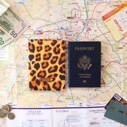 Leopard Print Passport Cover