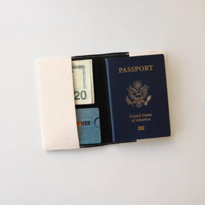 Wanderlust World Map Passport Holder