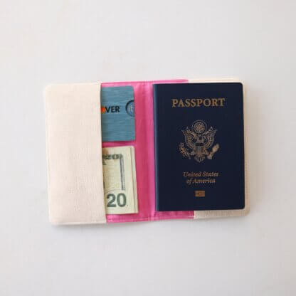 Monogram Unicorn Passport Cover Beige