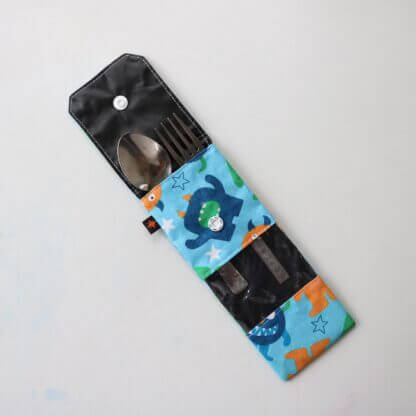 Baby Cutlery Pouch Monster Print