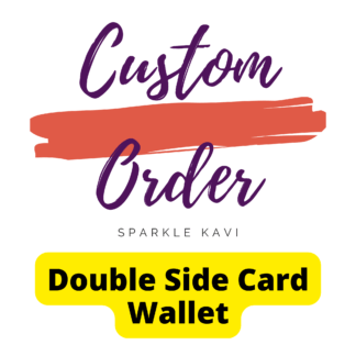 Custom Order - Double Side Card Wallet