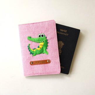 Alligator Passport Cover for children